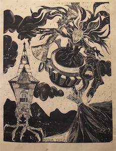 Baba Yaga comes in for a landing